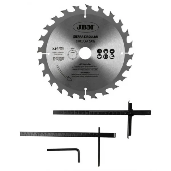 Jbm 60007 sega circolare 20 v brushless senza batterie - dettaglio 5