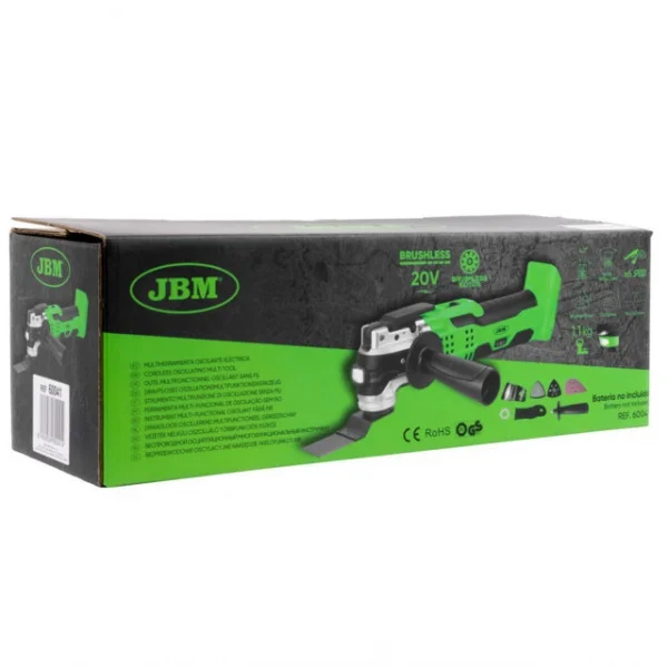 Jbm 60041 utensile multifunzione 20 v senza batterie - dettaglio 5