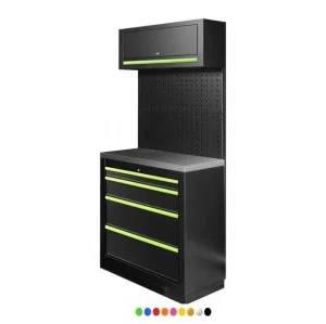 JBM SERIE593 Composizione arredo officina con armadio a 4 cassetti