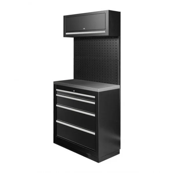 JBM SERIE593 Composizione arredo officina con armadio a 4 cassetti