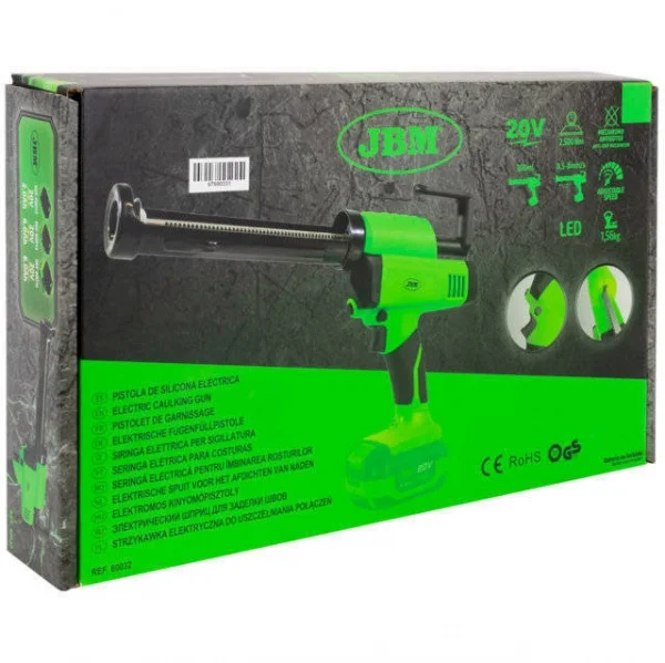 Jbm 60032 pistola per sigillante 20 v senza batterie - dettaglio 5