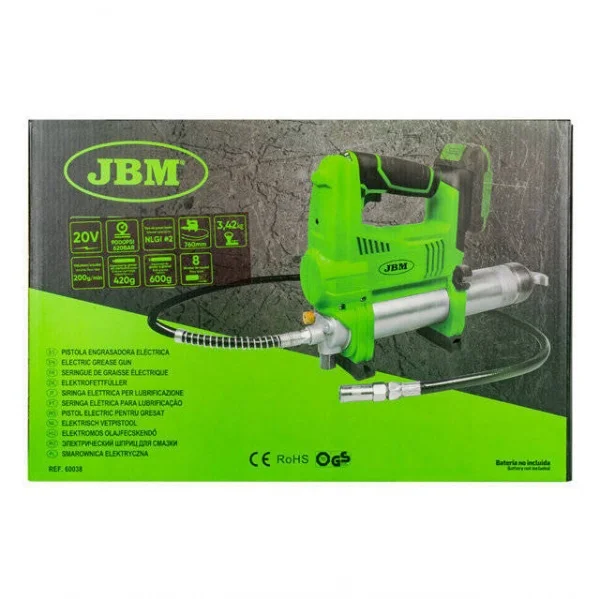 Jbm 60038 pistola per grasso 20 v senza batterie - dettaglio 6