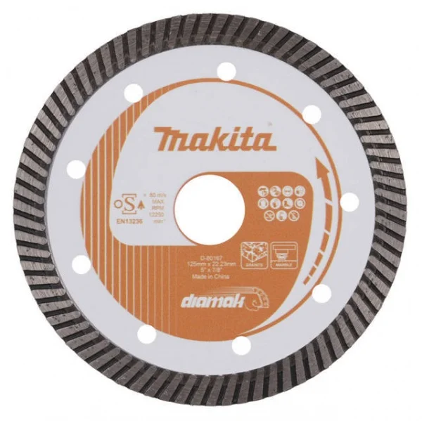 Makita d-80151 disco diamantato corrugato diamak - dettaglio 2