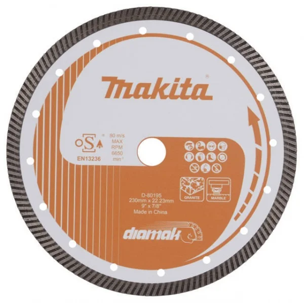 Makita d-80151 disco diamantato corrugato diamak - dettaglio 4