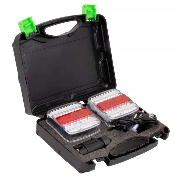 Jbm 54044 set di fari posteriori magnetici senza fili 2 pz. - dettaglio 3