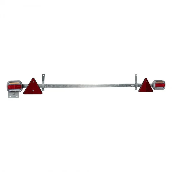 Jbm 54161 barra portaluci per rimorchio estensibile riflettente - dettaglio 1