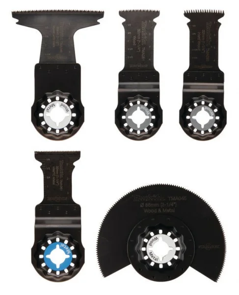 Makita e-24935 set 5 lame starlock per utensile multifunzione - dettaglio 1