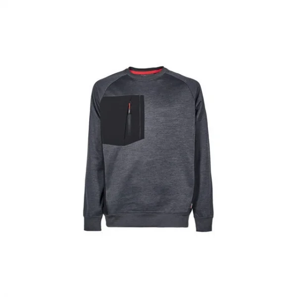 U-power ey364gm felpa da lavoro grey meteorite - dettaglio 1