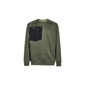 U-power ey364dg felpa da lavoro dark green - dettaglio 1