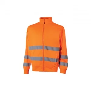 U-power hl397of felpa da lavoro orange fluo - dettaglio 1