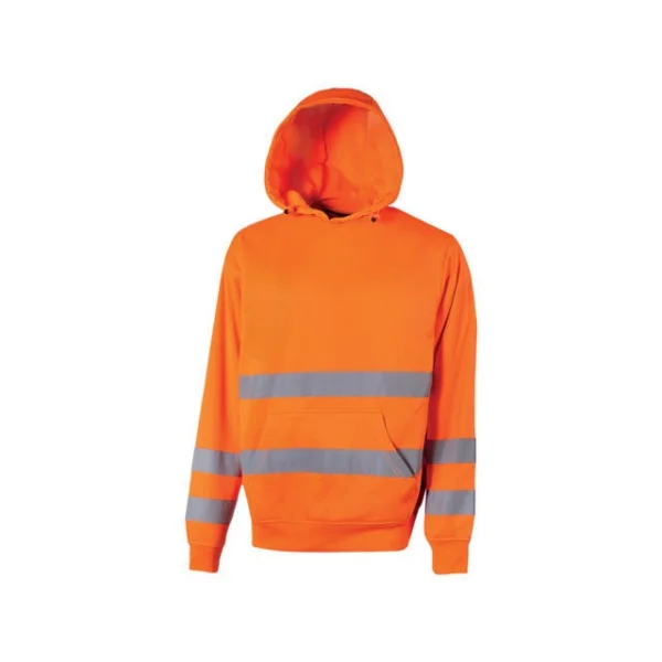 U-power hl398of felpa da lavoro orange fluo - dettaglio 1