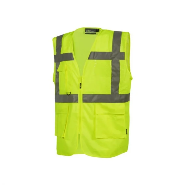 U-power hl376yf gilet da lavoro yellow fluo - dettaglio 1