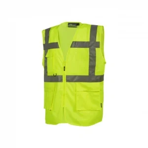 U-power hl376yf gilet da lavoro yellow fluo - dettaglio 1
