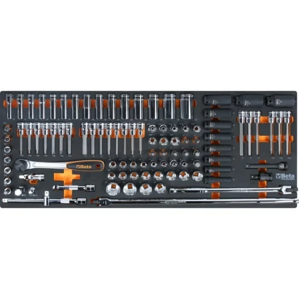 Beta bw 2400 rsc24axxl-o cassettiera arancione con assortimento utensili 1061 pz. 024006381 - dettaglio 5