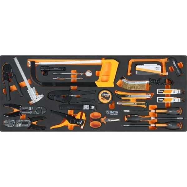 Beta bw 2400 rsc24axxl-o cassettiera arancione con assortimento utensili 1061 pz. 024006381 - dettaglio 8