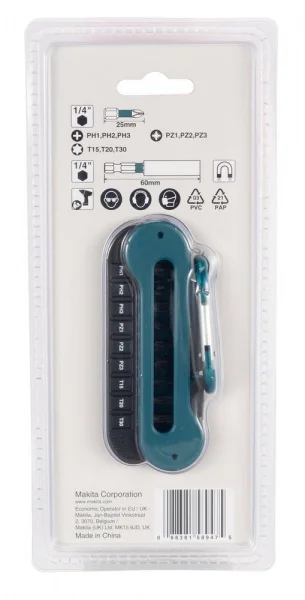 Makita e-12005 set di inserti impact black per avvitatore 10 pz. - dettaglio 4