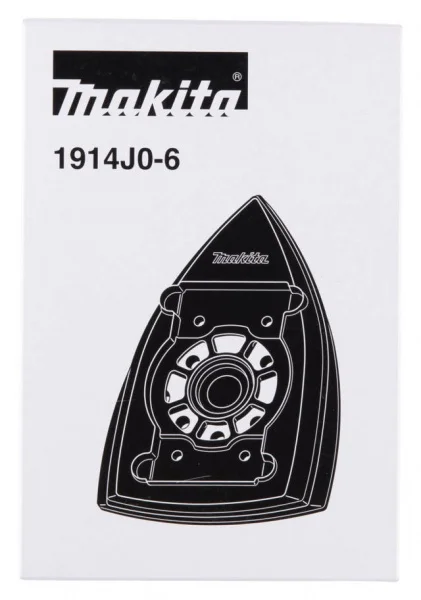 Makita 1914j0-6 platorello con attacco velcro 100x150 mm per levigatrice orbitale bo005cgz - dettaglio 4