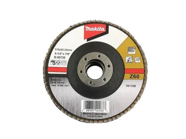 Makita disco lamellare angolare 115 mm per smerigliatrice angolare - dettaglio 1