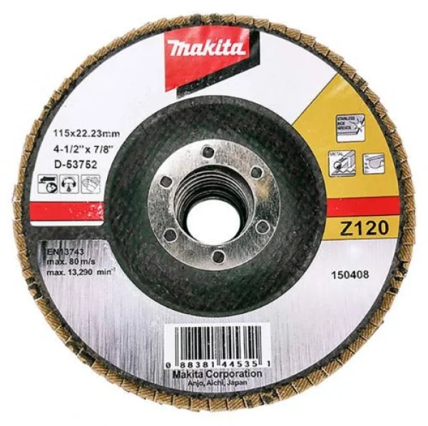 Makita disco lamellare angolare 115 mm per smerigliatrice angolare - dettaglio 2