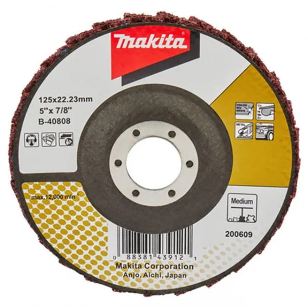 Makita disco lamellare angolare 125 mm in fibra di vetro - dettaglio 3