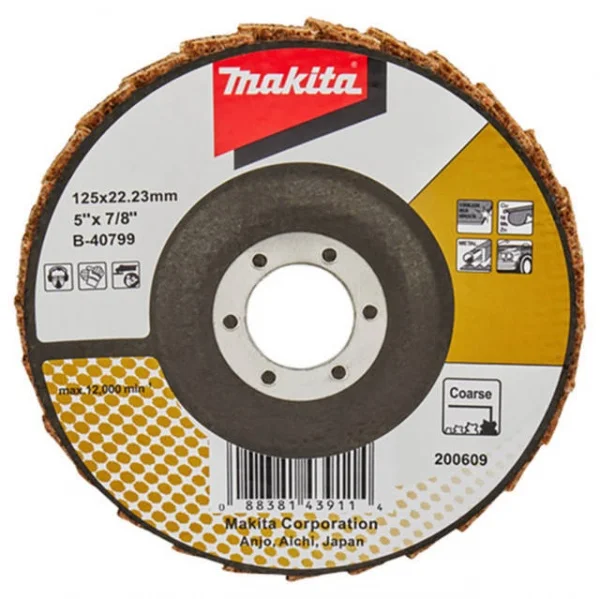 Makita disco lamellare angolare 125 mm in fibra di vetro - dettaglio 4
