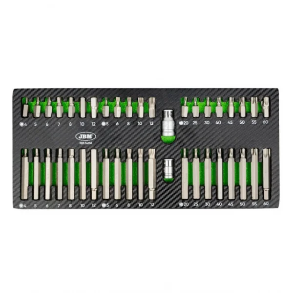 Jbm 54158 termoformato morbido con utensili 42 pz. - dettaglio 1