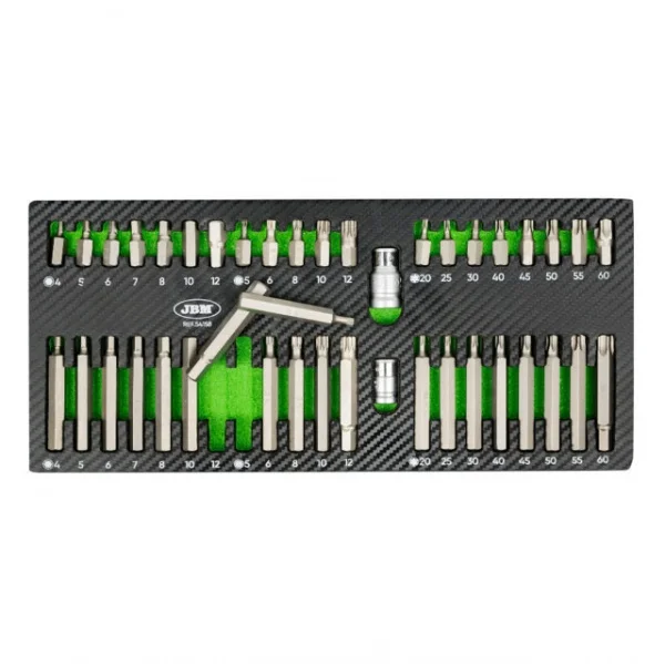 Jbm 54158 termoformato morbido con utensili 42 pz. - dettaglio 2