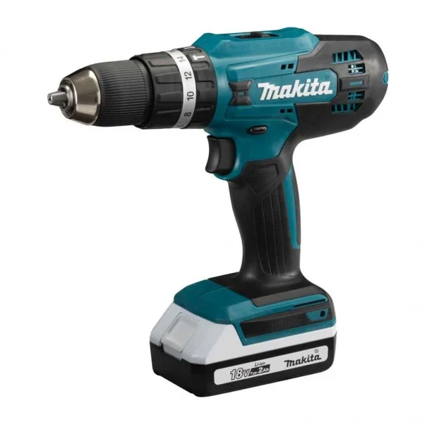 Makita hp488d008 trapano avvitatore a percussione 18 v a batteria - dettaglio 1