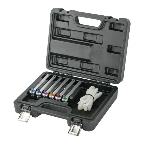 JBM 54721 Set di chiavi per spurgo freni 7 Pz. - 54721