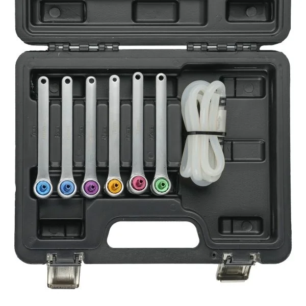 JBM 54721 Set di chiavi per spurgo freni 7 Pz. - 54721