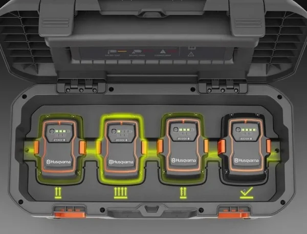 Husqvarna 40-c1000x4 caricabatterie multi-rack bli-x 36 v 970763401 - dettaglio 2
