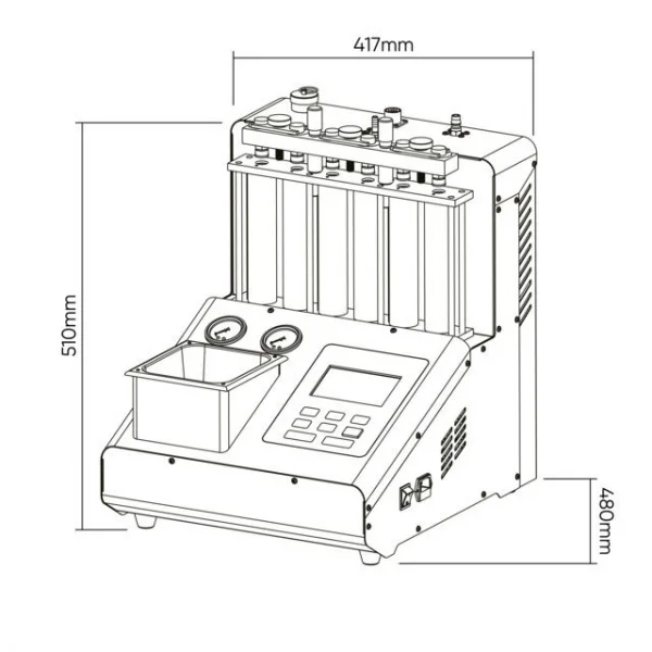 Jbm 54392 pulitore e tester per iniettori gdi ed efi - dettaglio 6