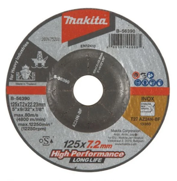 Makita b-56390 az24n disco da sbavo per metallo - dettaglio 1