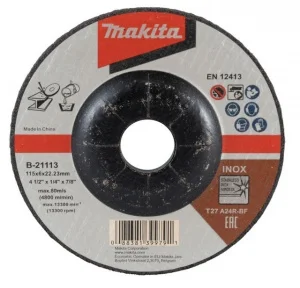 Makita a24r  disco abrasivo a centro depresso per acciaio inox - dettaglio 1
