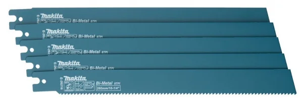 Makita e-26216 lama 260 mm per seghetto 5 pz. - dettaglio 2
