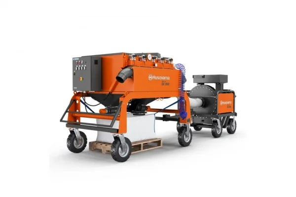 Husqvarna blastrac dc 900 collettore di polveri per cantieristica navale 970693701 - dettaglio 2