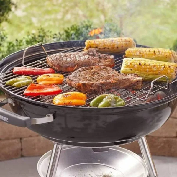 Weber compact kettle barbecue a carbone 57 cm 1502061 - dettaglio 5