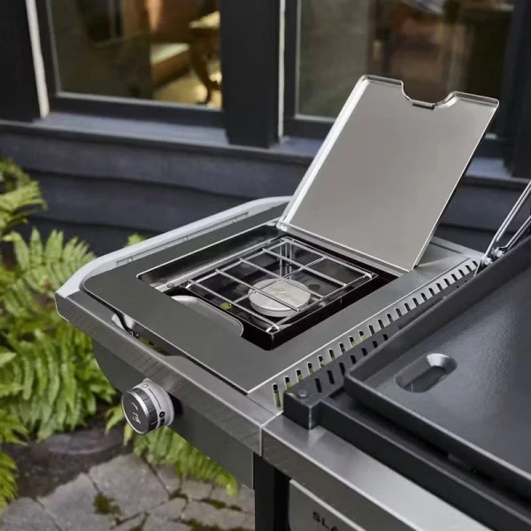 Weber premium weber slate gpsb piastra a gas 76 cm 1500247 - dettaglio 2