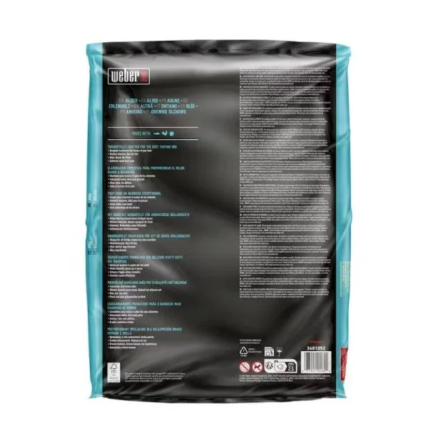 Weber 3401052 pellet legno di ontano 8 kg - dettaglio 2