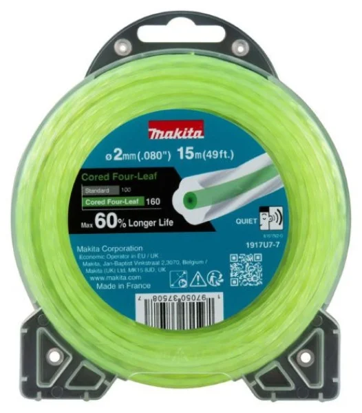 Makita 1917u7-7 filo in nylon verde per decespugliatore - dettaglio 1