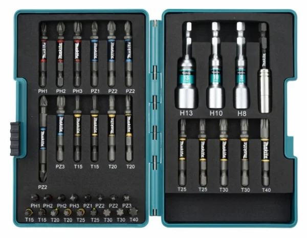 Makita e-26179 set inserti impact premier 38 pz. - dettaglio 1