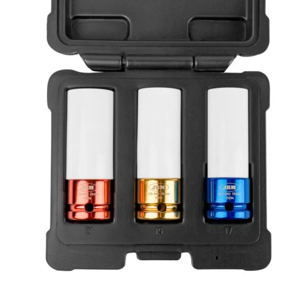 Jbm 51336 set bussole pneumatiche 1/2" pz. 3 - dettaglio 3