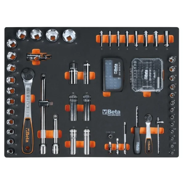 Beta BW 5945VU-C45PRO 2 Termoformato morbido con assortimento 196 Pz. 059456313 - 059456313