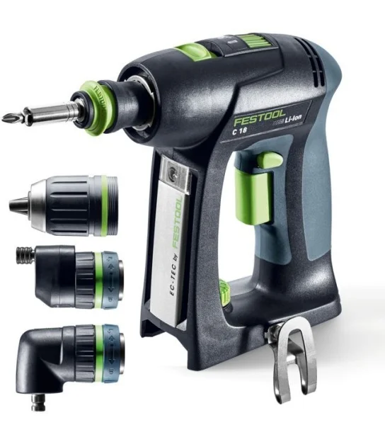 Festool c 18 basic-set trapano avvitatore brushless 18 v senza batterie con accessori 578831 - dettaglio 2
