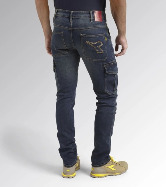 Diadora utility pant stone cargo jeans da lavoro 702.172115 - dettaglio 3