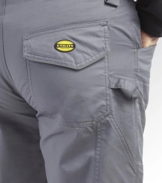 Diadora Utility Pant rock perf cotton Pantalone da lavoro 702.175342 - 702.175342