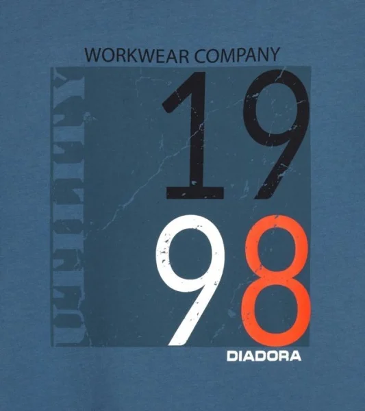 Diadora utility t-shirt graphic 1998 t-shirt da lavoro 702.180804 - dettaglio 5