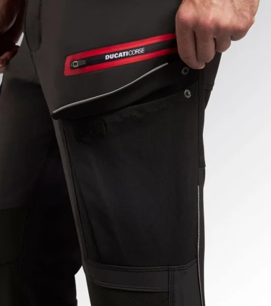 Diadora utility pant motor cargo ducati pantalone da lavoro 702.181807 - dettaglio 4