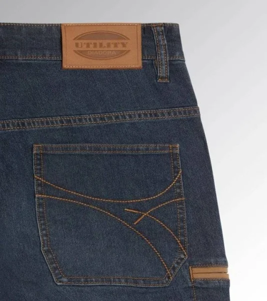 Diadora utility pant stone lite plus jeans da lavoro 702.182036 - dettaglio 4