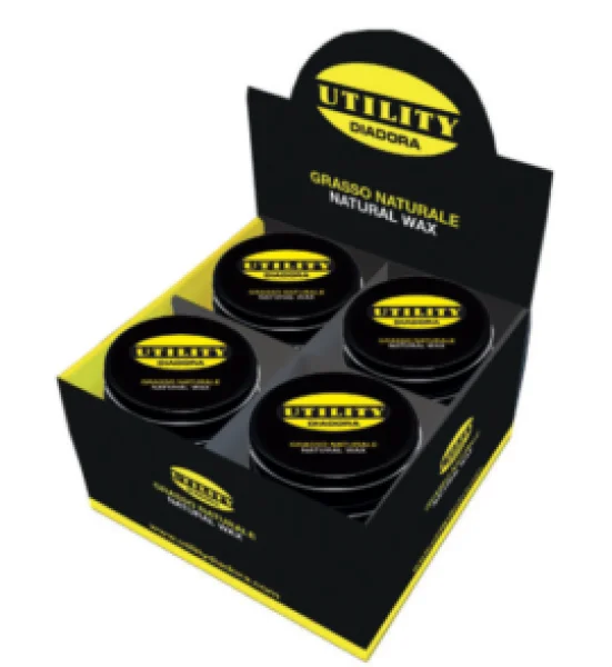 Diadora Utility Natural wax 20 pcs Vasetti di grasso naturale 50 ml 20 Pz. 703.161339.C20